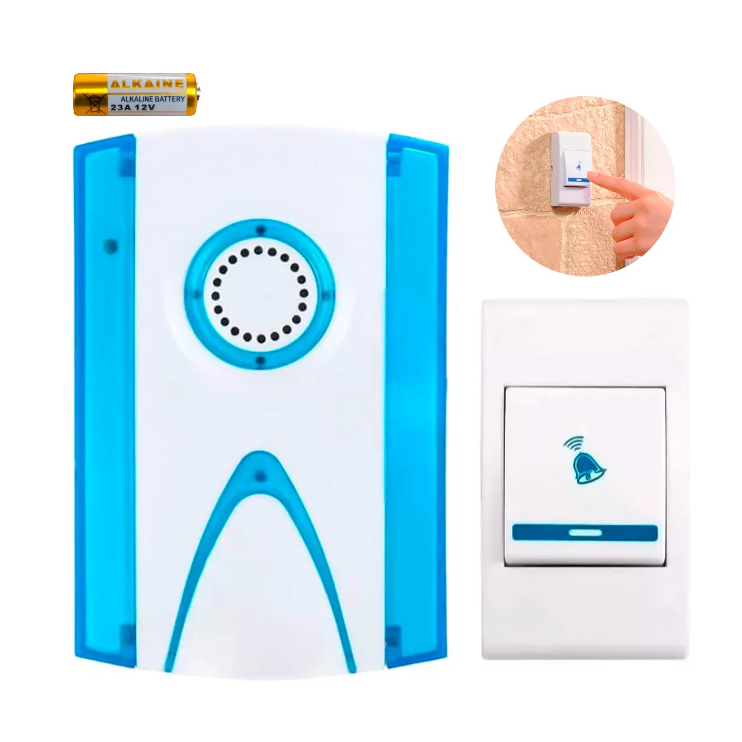 🔔 Sonnette Sans Fil Intelligente – Pratique, Moderne et Fiable